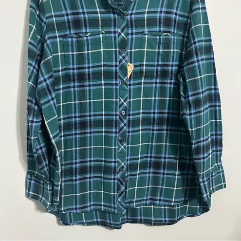 Custom ACDC “Ballbreaker” Rock Band Flannel Large | Unisex Backpatch Green