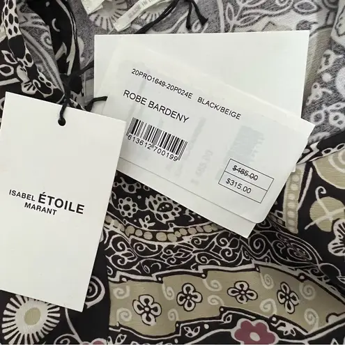 Isabel Marant NEW NWT Etoile Bardeny Dress In Black/Beige