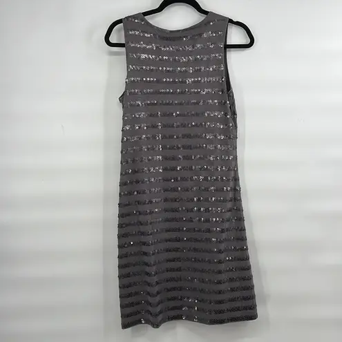 Garnet Hill  gray sequin dress size XS