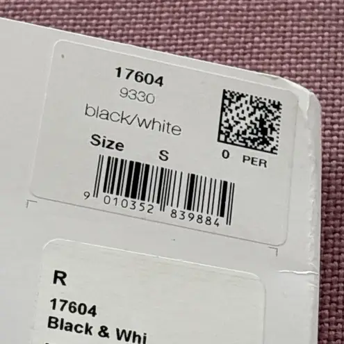 Wolford Satin Touch Dots Tights in Black & White small New Womens Nylons