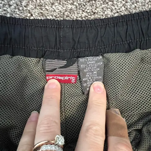 Pro Spirit Black Track Pants Lightweight Relaxed Fit