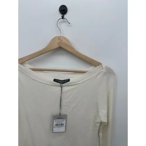 Sandro Ferrone Womens Cream Knit Sweater Size L NWT Minimal Capsule Size L