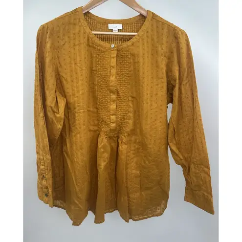 J Jill 2XL Mustard Yellow Clip