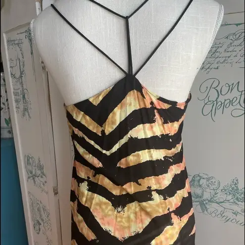 Reverse for Revolve Animal Print Dress with Black Lace Small NWT 💕