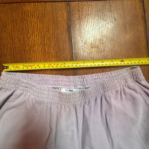 Vintage Ms. Lee Women's Sz 8 Lilac Purple Corduroy Relaxed Pants