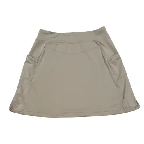 ARC’TERYX TAUPE GREY ATHLETIC HIKING SKIRT M Tan Size M