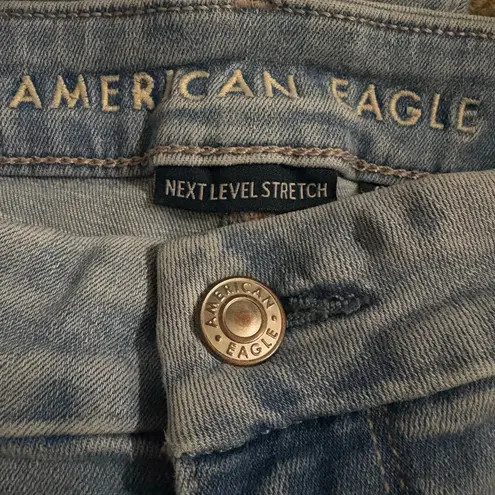 American Eagle Next Level Curvy Super High Rise Flare Jean 14 X