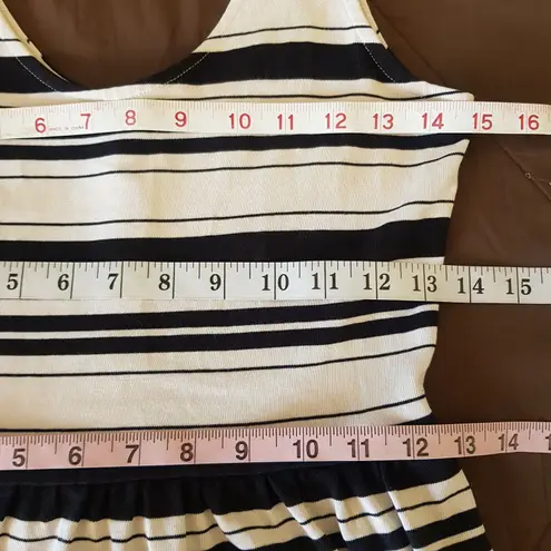 J.Crew Womens Dress Sz XS Striped Sleeveless Preppy Classic Modern Casual