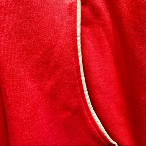 Cabela's Cabela’s Coral Pink with White Piping and Embroidered Logo Hooded Sweatshirt M