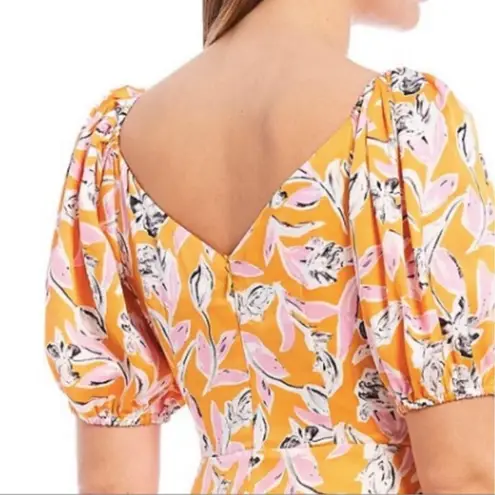 Sachin + Babi Ava Puff Sleeve Midi Dress