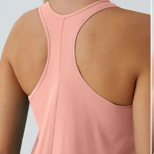 Halara Backless Racerback Side Pocket High Low Flowy Midi Quick Dry Casual Dress