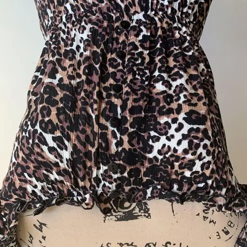 Auguste Leopard Print Midi Dress Size 2