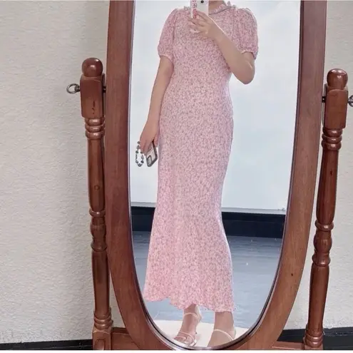 RIXO Deia Ruffled Floral