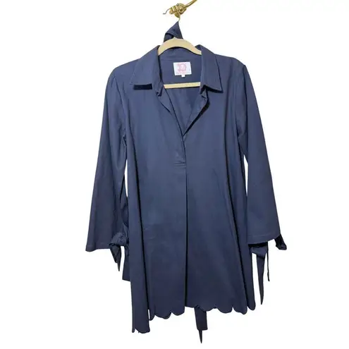 Victoria Dunn Penelope Dress in Twilight Sz. L Blue Size L