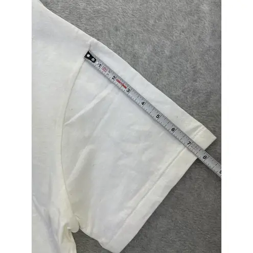 Power Rangers Women's Blouse Cut Out Front Short Sleeve Size 1X White Graphic T