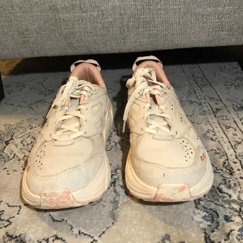 Hoka Vibrant Bloom Clifton L Running Shoes Vanilla Dry Clay