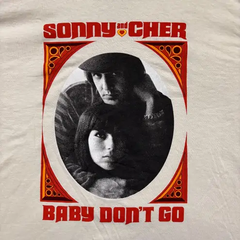 Sonny & Cher and Friends Baby Don't Go Album Rock T-Shirt Size Medium