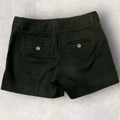 White House | Black Market Women’s  Flat Front Chino Shorts Sz 2