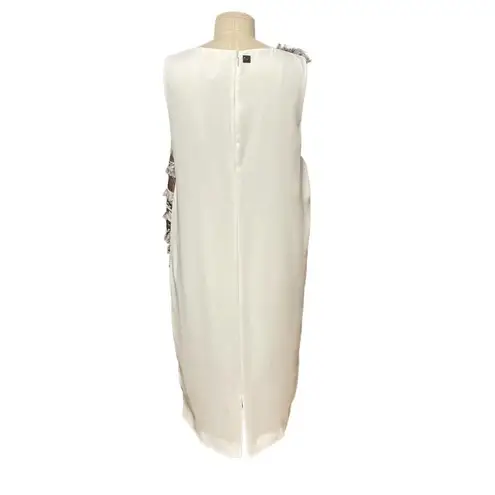 Roberto Cavalli Class Tess Fringed Snake Dress Size 44 / US 8