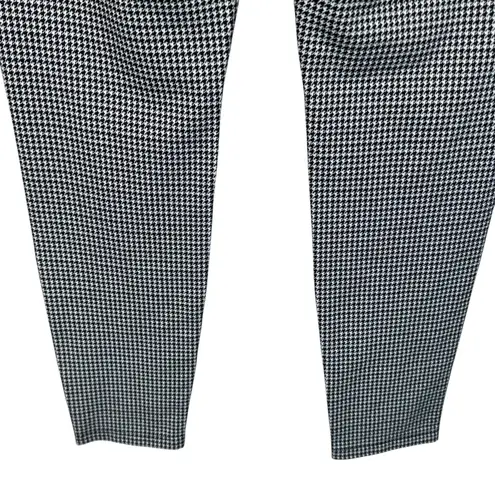 Liverpool SZ 4/27 Skinny Leg Pants Houndstooth Stretch Mid-Rise Zip-Fly Pockets