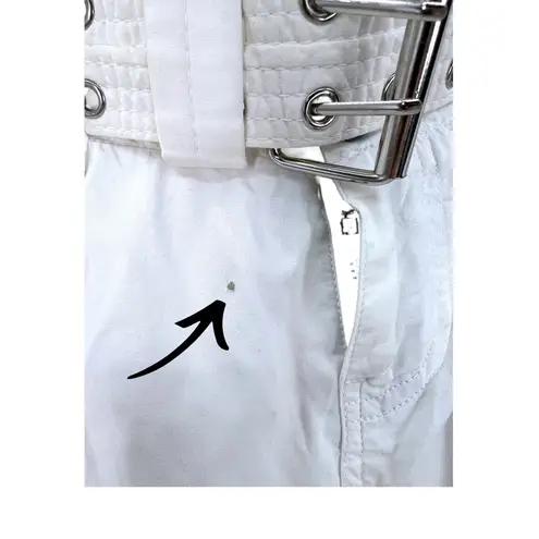 Johnny Was Pete and Greta 2 SMARIKA Cargo Pant Straight Leg 31" inseam White (S)