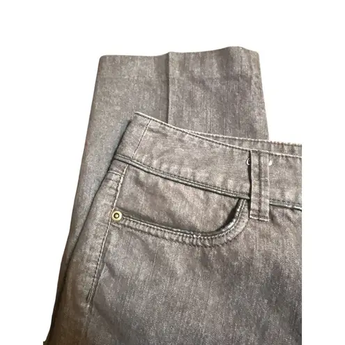 New Directions Brown Lightweight Denim Pants Jeans Ankle Size 6