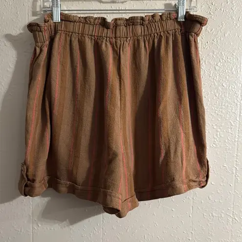 Time and Tru High Waist Brown and Pink Shorts Size L