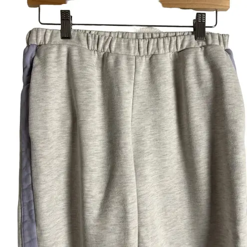 STAUD Cambrie Colorblock Side Stripe Gray Purple Sweatpant Joggers M