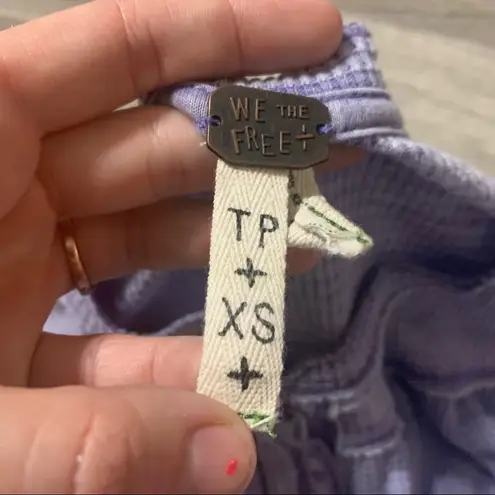 We The Free  Free People Lavender Purple Long Sleeve Shirt; XS women’s