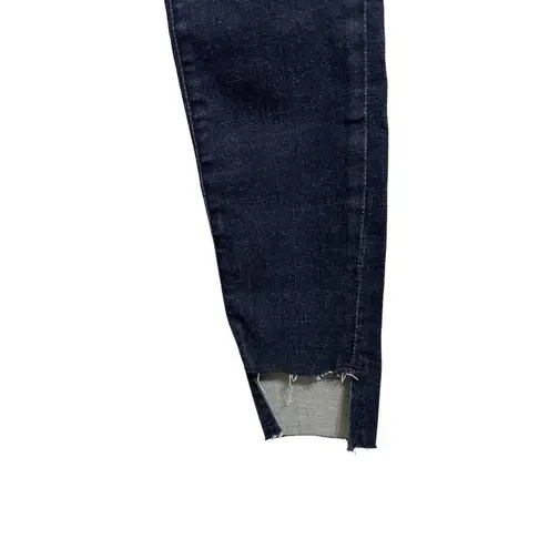 Frame  Le Skinny De Jeanne Raw Cut Step Hem Denim Stretch Jeans Size 23 #LSJRS206