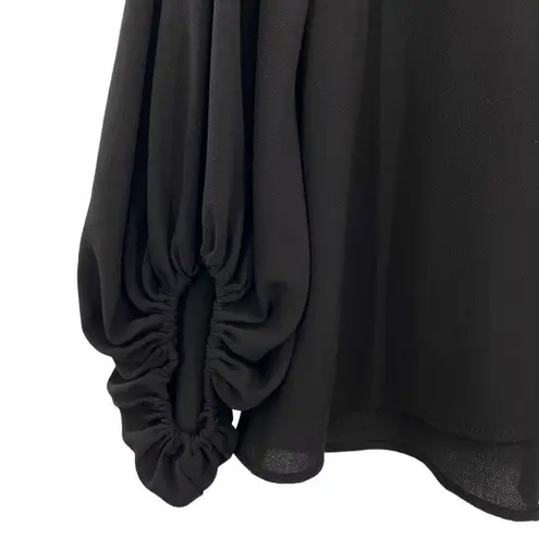 VICI  Women’s Tyche Black Bishop Sleeve Blouse Top