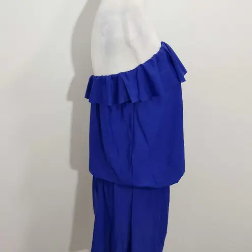 Eco Swim Blue Strapless Swim Cover