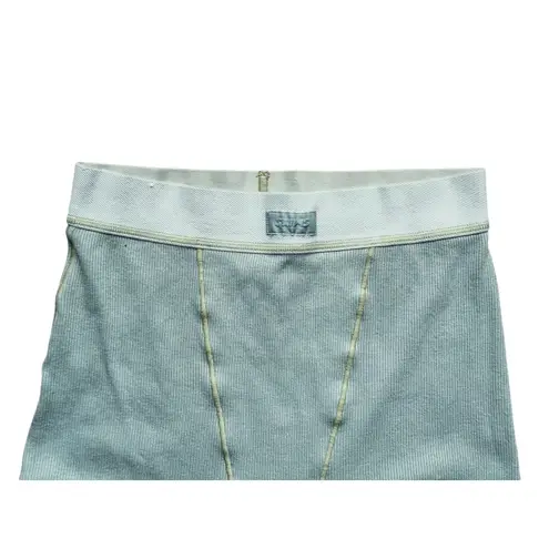 SKIMS Full Length Waffle Leggings XS Mineral Green Lounge Cozy Comfort Soft