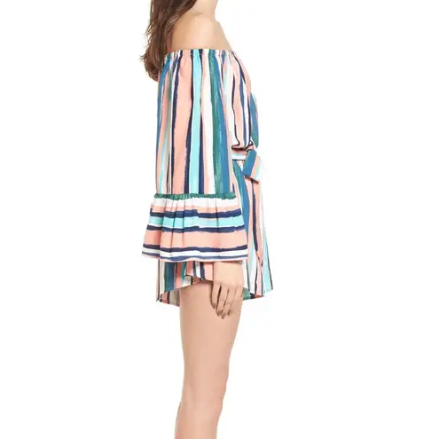 Lost + Wander Santorini Off the Shoulder Romper Size Small