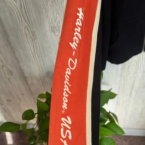 Harley Davidson Harley-Davidson Black Jacket with Red and White Stripes