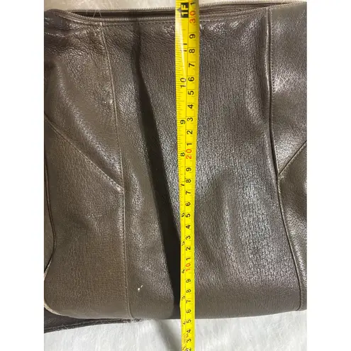 Brown Leather Shoulder Bag Vintage Women's Versatile Crossbody Style