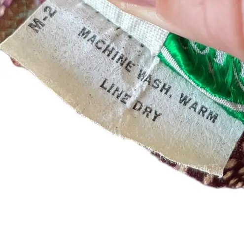 Patty O’Neil Vintage 60s Hippie Boho Eclectic Psychedelic Floral Mini Dress Purple Size undefined