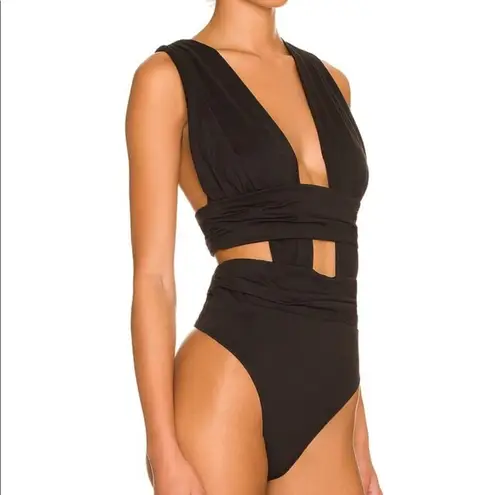 NBD Revolve -  Christienne Bodysuit / Swimsuit in Black