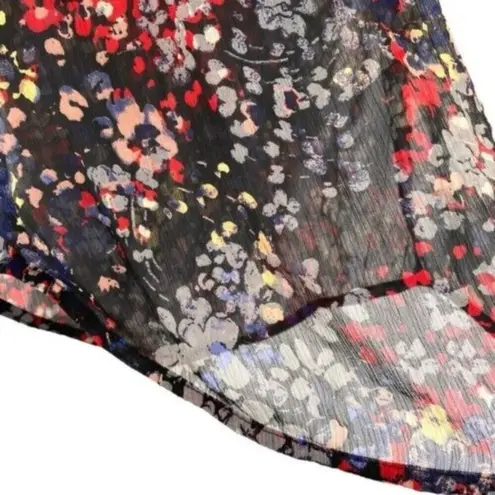 Staring At Stars Whimsigoth Floral Lace Sheer Blouse