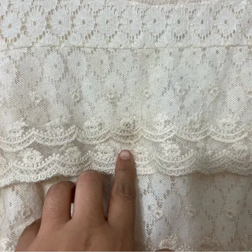 Ultra Pink Up by Beige Lace Dress Size L NWT