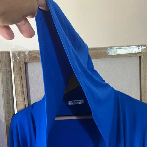 Zeagoo  Vibrant Blue hooded duster xl