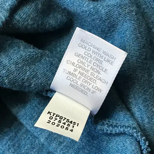 Pure Jill by J. Jill Blue 100% Cotton Long Sleeve Tight Knit Sweater Size XS