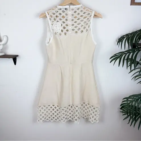 Sandro Rita Linen Cotton Mini Dress Size 3 NWT