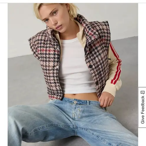 Beach Riot Canyon Midnight Cropped Puffer Vest