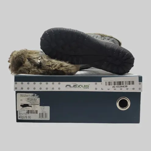 Spring Step Flexus Women's Vanish Quilted Winter Snow Boots Size 9 Silver - Image 6