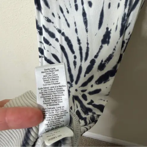 Nation Ltd Navy Blue Tie Dye Birkin Tank Dress Womens Size L