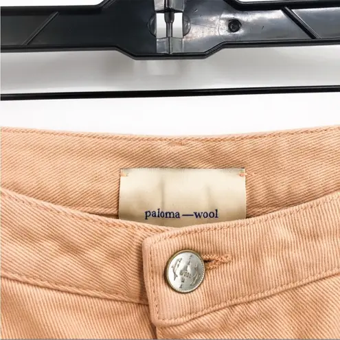 Paloma Wool Brenda Rhinestone Beige Tan Straight Leg Western Style Pants NEW US8 Size 8