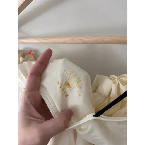 Free People  X BABEN NWT Antoinette One Piece in Creme & Black Size Medium