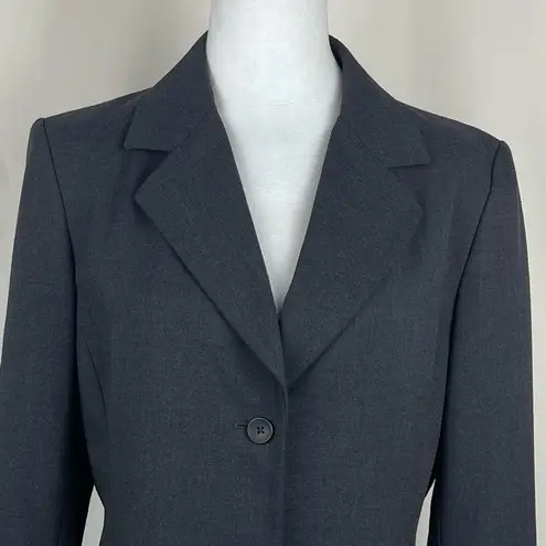 Eddie Bauer  Dark Gray Career Academia Jacket Blazer NWOT Size 8