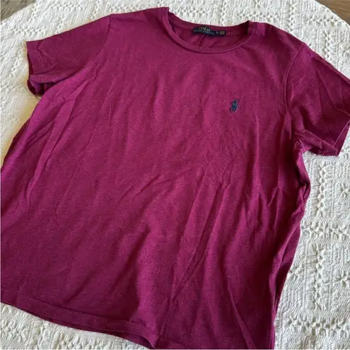 Polo by Ralph Lauren Cranberry Short Sleeve Tee Soft Knit